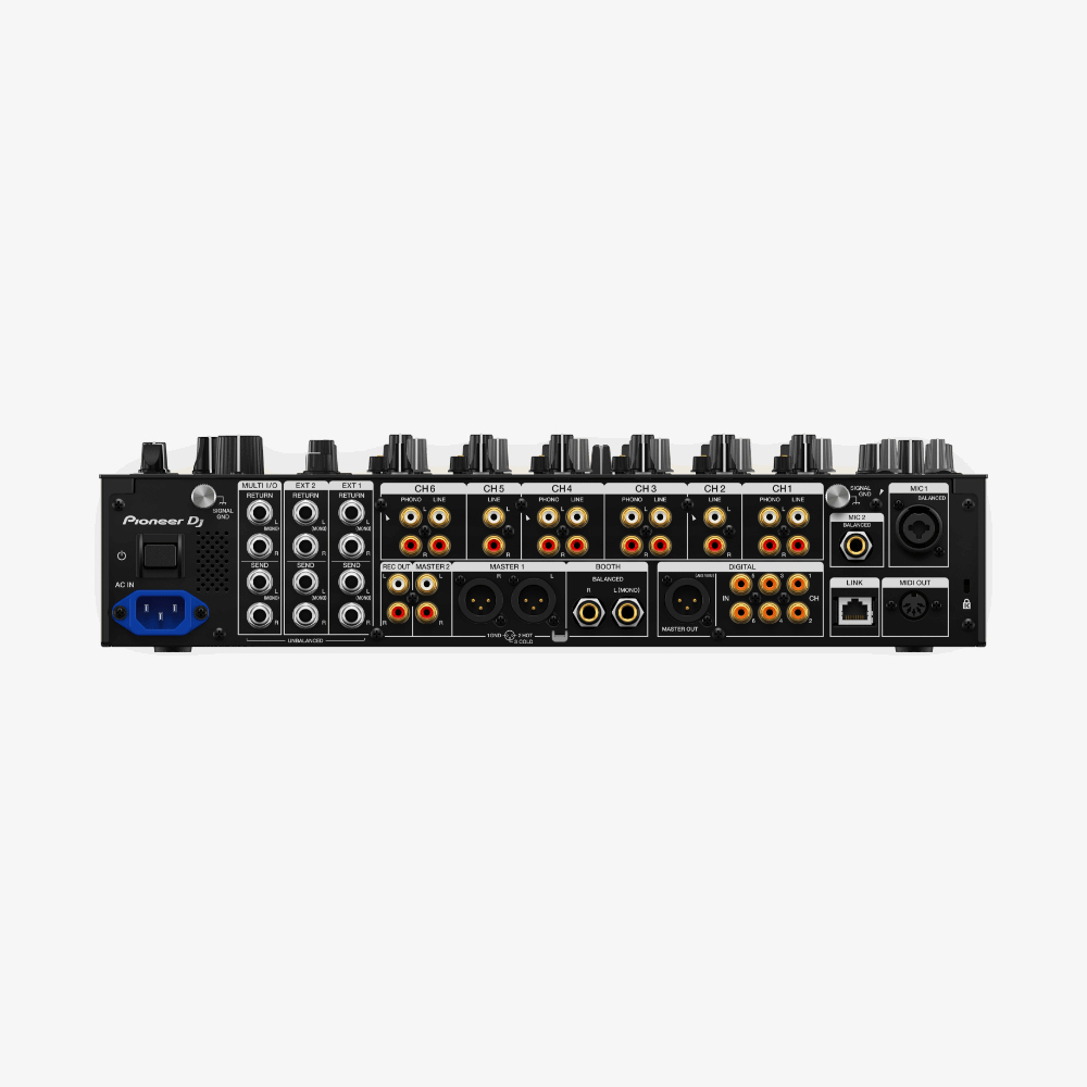 Pioneer DJM-V10 achterkant